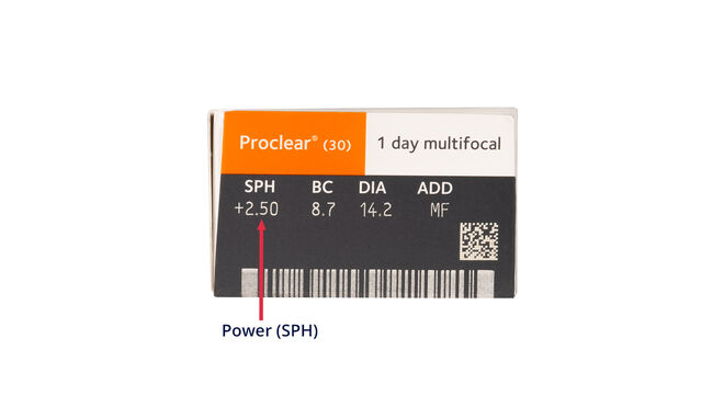 Proclear 1 Day Multifocal, 30, side-pack