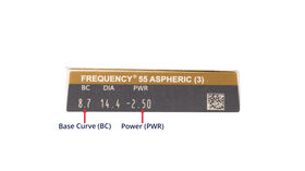 Frequency 55 Aspheric, 3, side-pack