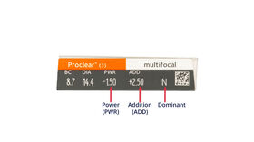 Proclear Multifocal, 3, side-pack