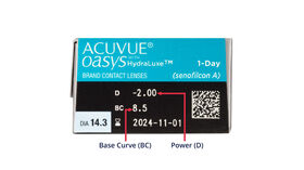 Acuvue Oasys 1 Day with HydraLuxe, 30, side-pack
