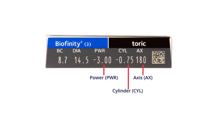 Biofinity Toric, 3, side-pack