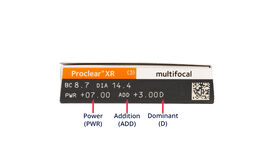 Proclear Multifocal XR, 3, side-pack